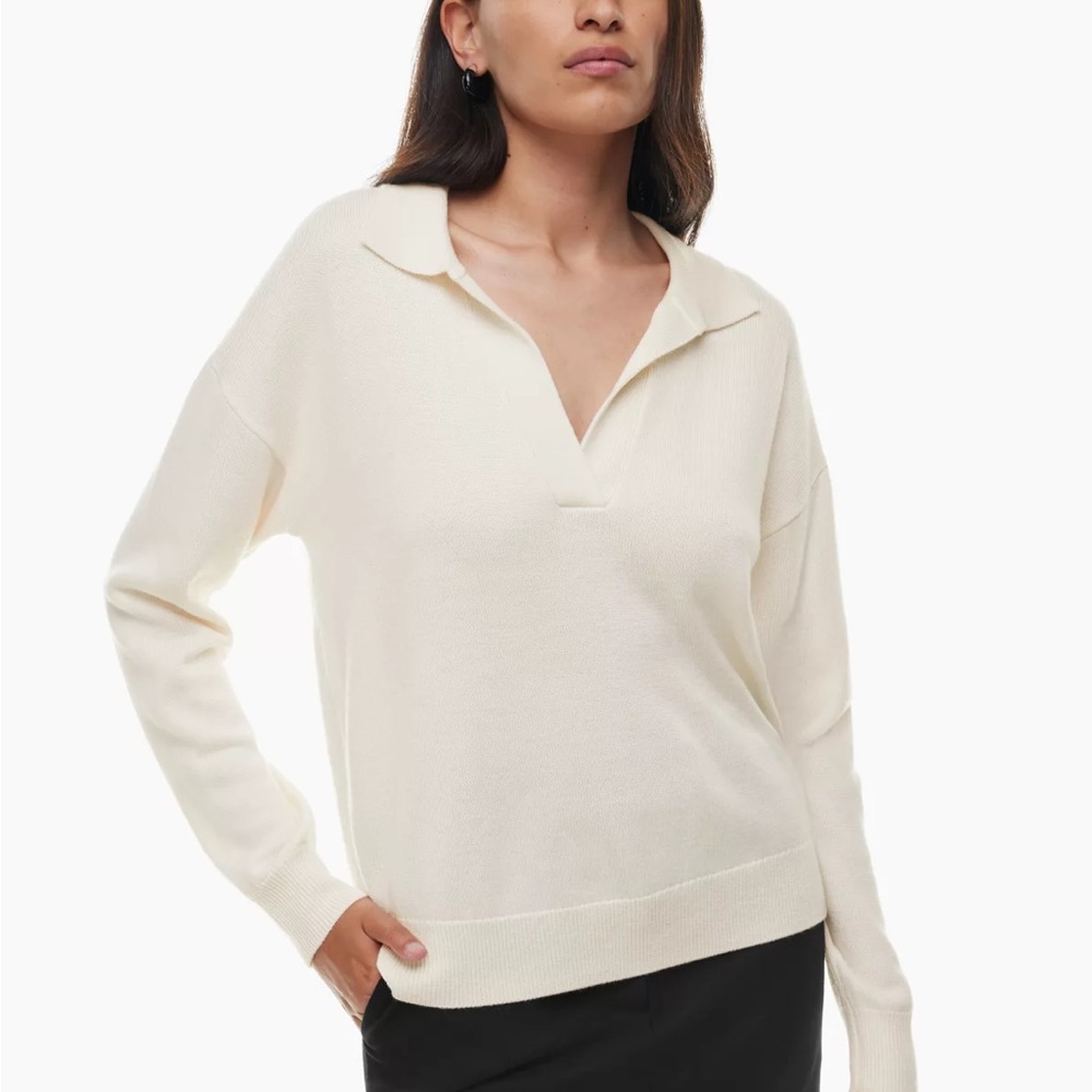 Aritzia Wilfred Clara Sweater - Size S Light Birch! New